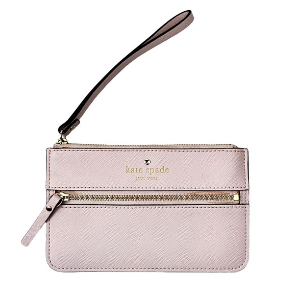 KATE SPADE Laurel Way Tinie Wristlet in Rose Gold - Picture 1 of 7